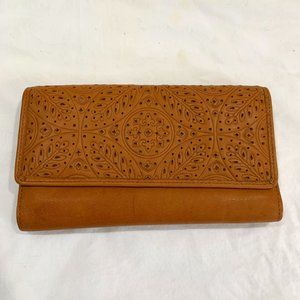 Rolfs Caramel Leather Wallet New!!